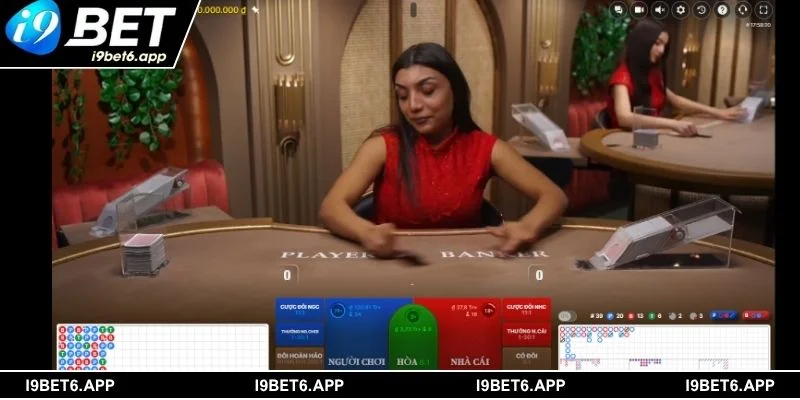 Baccarat I9BET là game bài đẳng cấp, kết hợp may mắn và chiến thuật