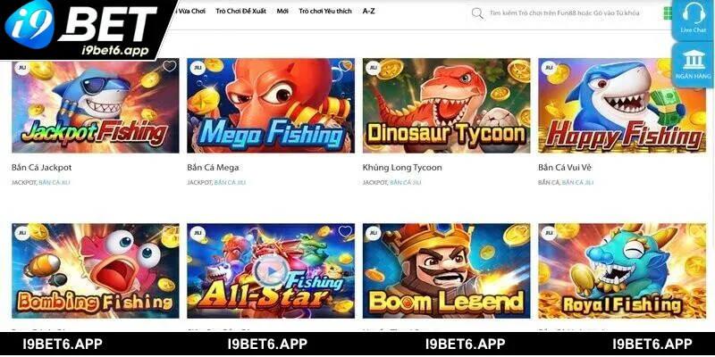 Bắn cá I9BET sở hữu kho game đa dạng, cho anh em thỏa thích trải nghiệm 