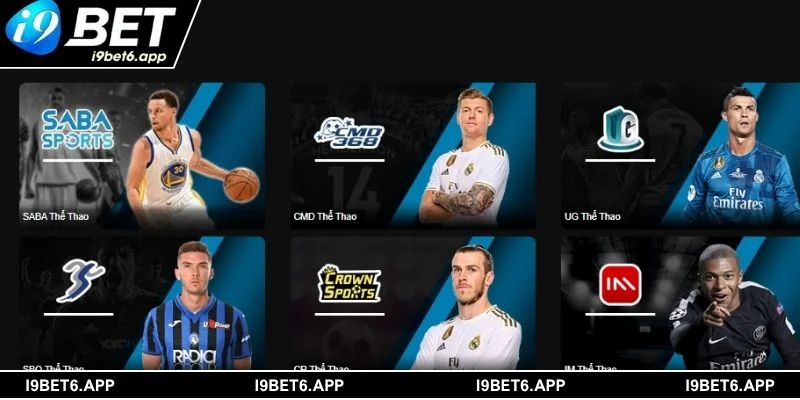 Có rất nhiều các bộ môn cá cược đa dạng tại sảnh thể thao I9BET